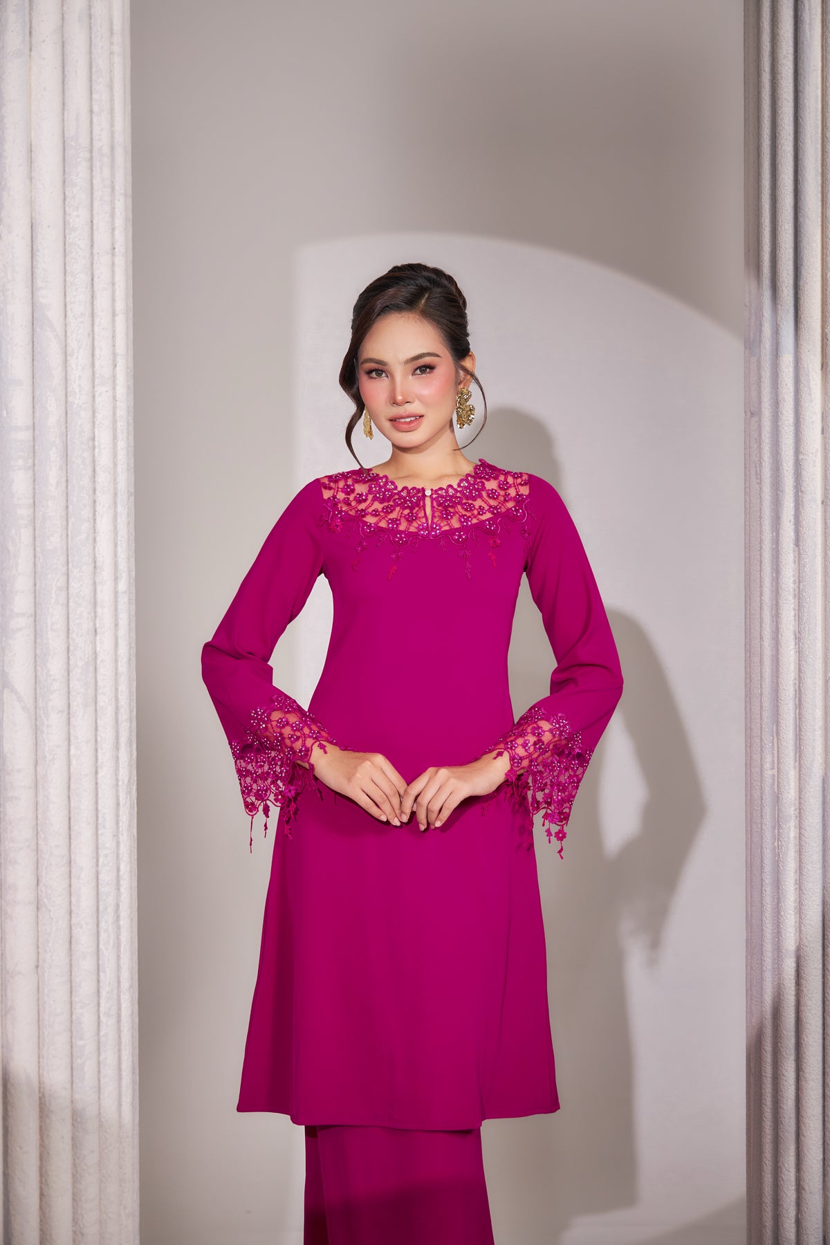RANA KURUNG FUSHIA PINK – DEARA