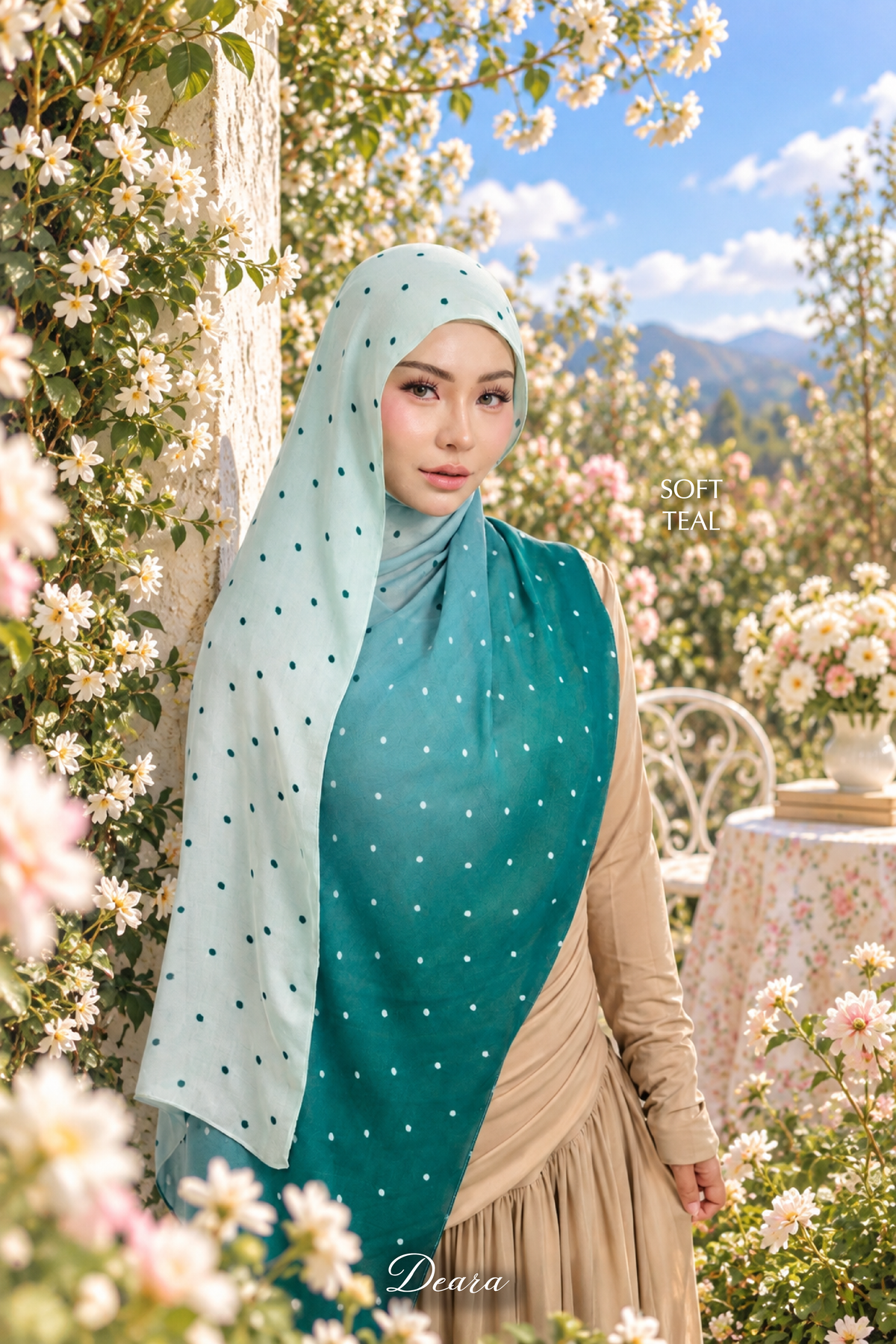 DEARA POLKANOVA SOFT TEAL